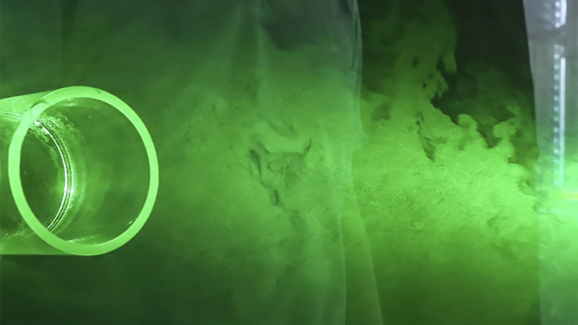 Rayon de lumière verte