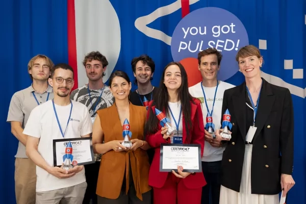 La team 9 de Pulse incubateur HES