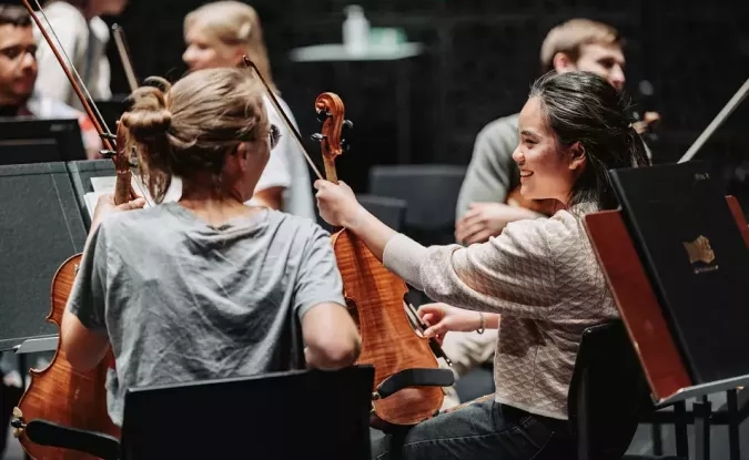 orchestre avec musiciens