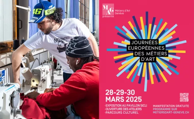 affiche promotionnelle pour les journées européennes des métiers de l'art