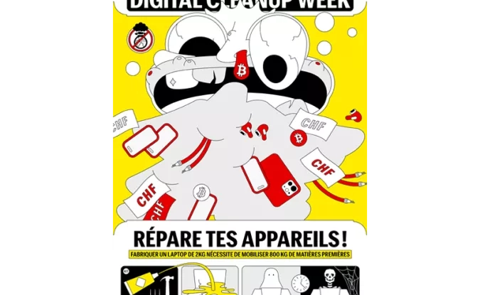 Affiche de la Digital cleanup week