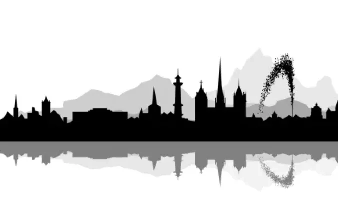 Illustration de la rade du Lac Léman à Genève