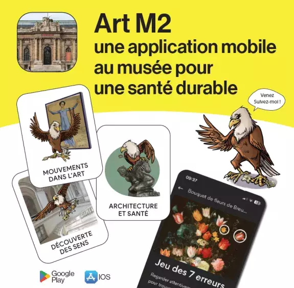 Art M2 une application mobile au musée pour une santé durable