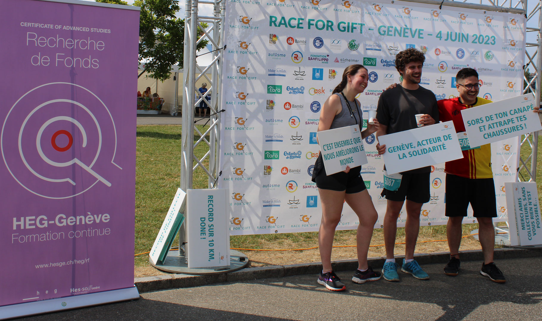 Bannière Race for gift