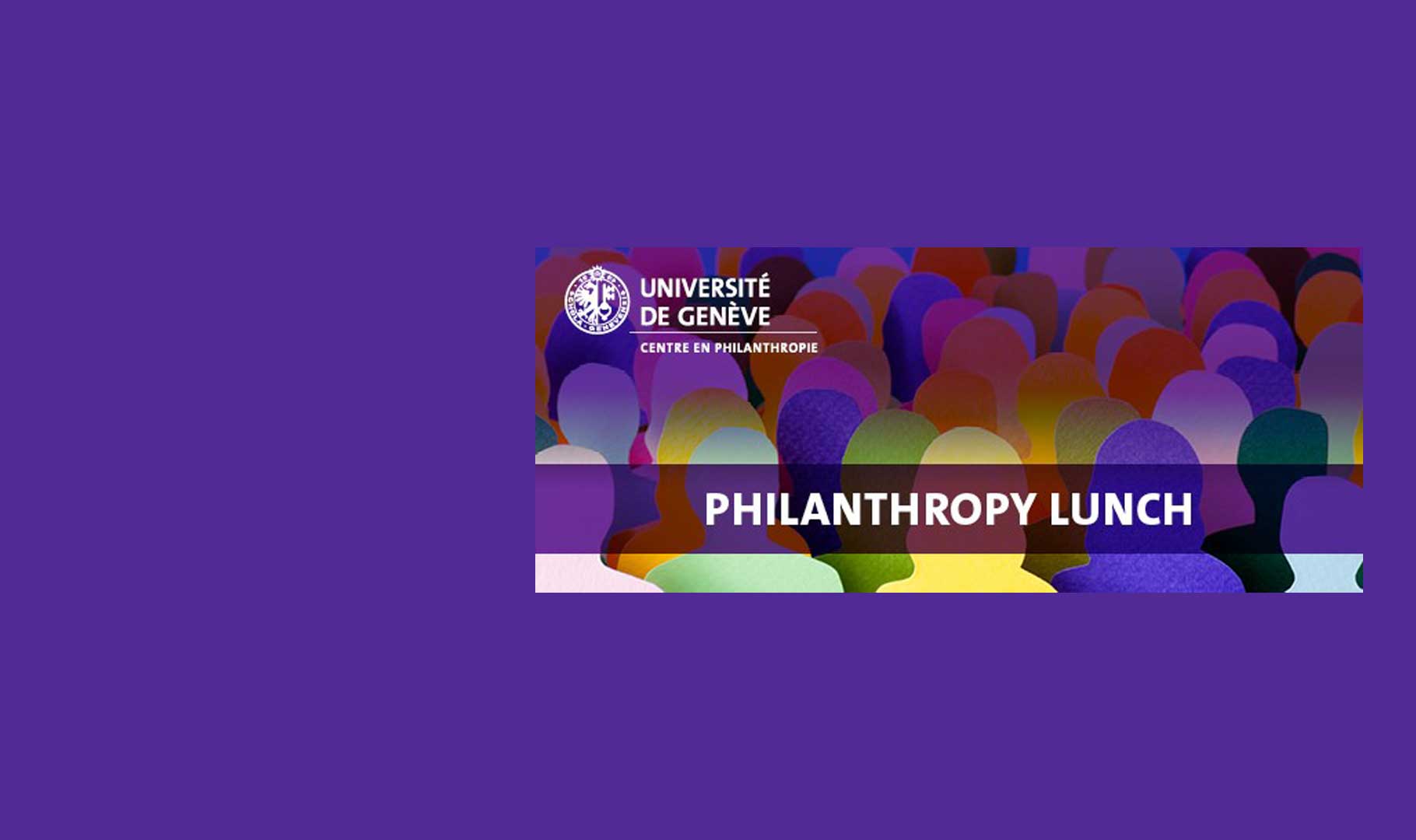 Bannière Philanthropy Lunch