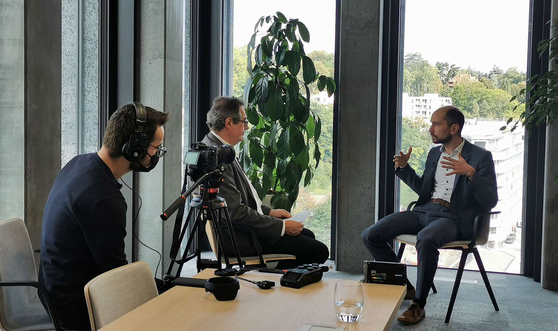 Bannière interview vidéo