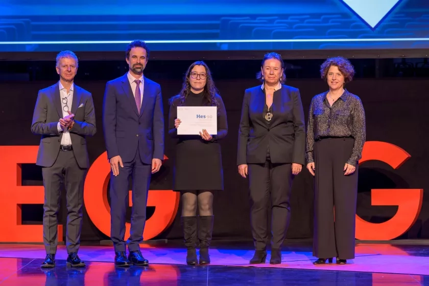Remise de diplômes 2025 - Photo prix spéciaux EE - HES-SO (durabilité - Nunes Baptista) 