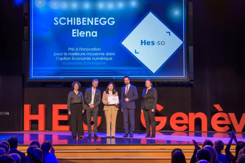 Remise de diplômes 2025 - Photo prix spéciaux EE - HES-SO