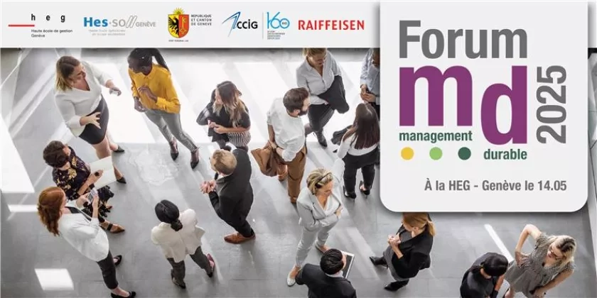 Bannière Forum management durable - mai 2025