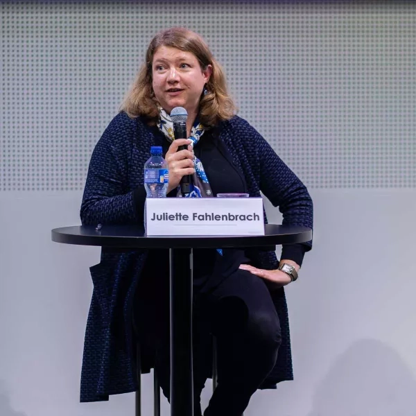 Juliette Fahlenbrach Responsable Mécénat et relations donateurs, Fondation Asile des aveugles.