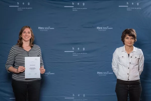 Prix à l'innovation - HES-SO - décerné à Anna HUG BUFFO