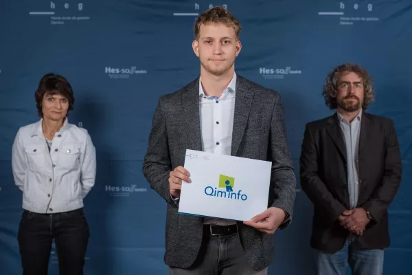 Prix du Génie Logiciel - Qim Info - décerné à Baptiste André Renaud LOUTAN
