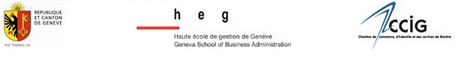  De gauche à droite, Etat de Genève, Haute école de gestion de Genève,et la Chambre de commerce, d'industrie et des services de Genève