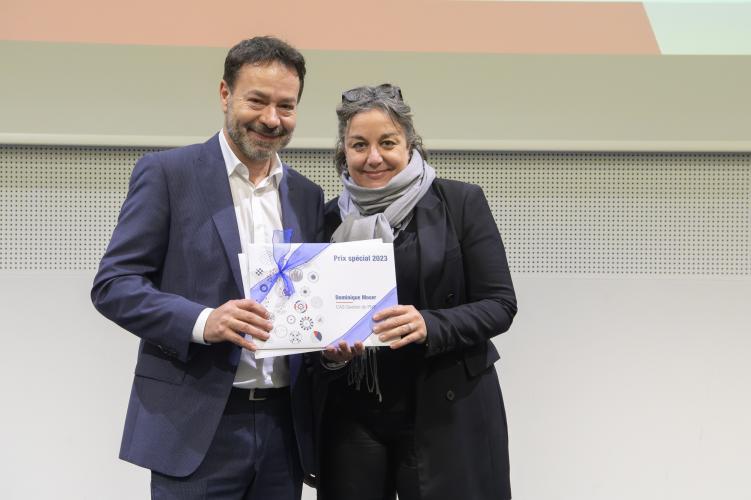 Prix du CAS eb Gestion de PME - FER Genève - décerné à Dominique Moser