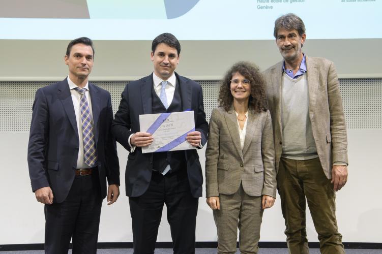 Prix du CAS en Sustainable Finance - ISFB - Institut Supérieur de Formation Bancaire - décerné à Alexandre Vincent