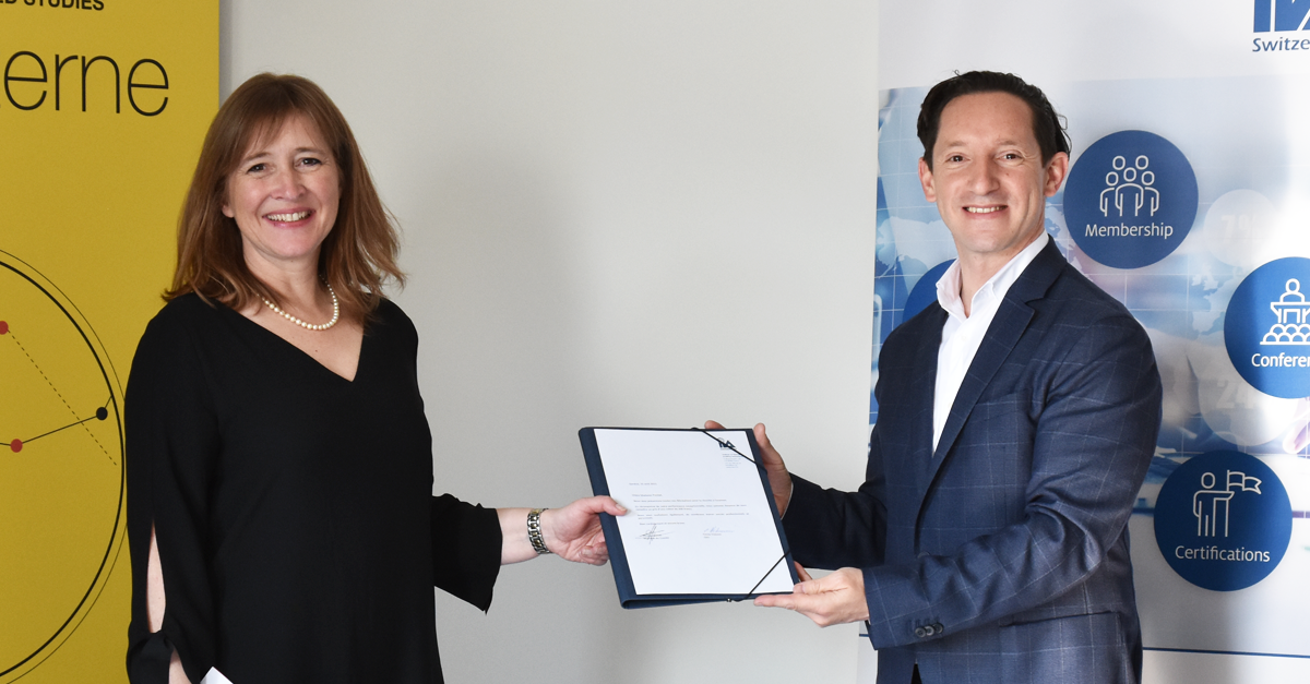 Mme Carine Prestat, Director of Finance & Administration at Centre for Humanitarian Dialogue (HD) & Monsieur Nicolas Hamdi, IIA (Institut d'Audit Interne suisse)