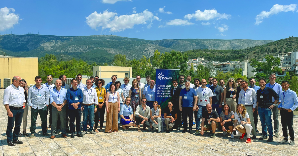 Lancement du projet EO4EU - Grèce - photo de groupe