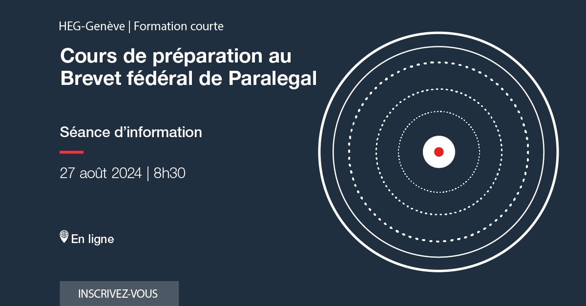 Cours de préparation au Brevet fédéral de Paralegal