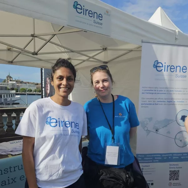 Volée 2025 du CAS en recherche de fonds :  Bravo à Priscilla Saillen engagée pour l'organisation Eirene Suisse et à Ophélie Verlooven pour son engagement bénévole à cet événement !