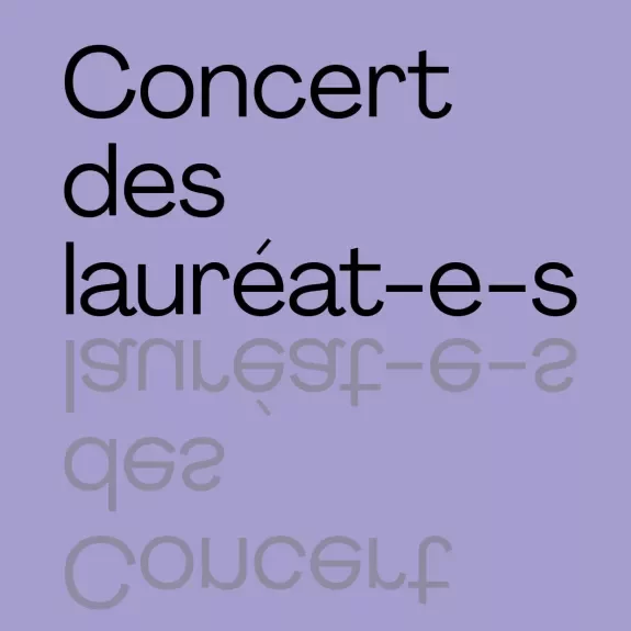 Concert des lauréat-e-s