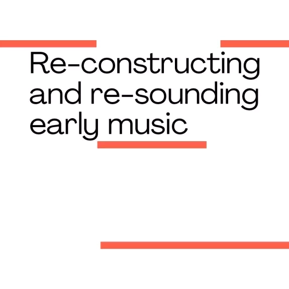 Visuel du colloque de musique ancienne