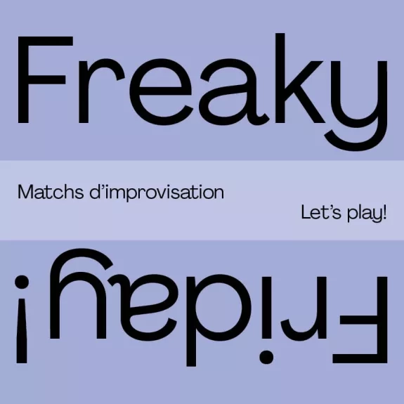 Affiche du Freaky Friday d'avril 2025