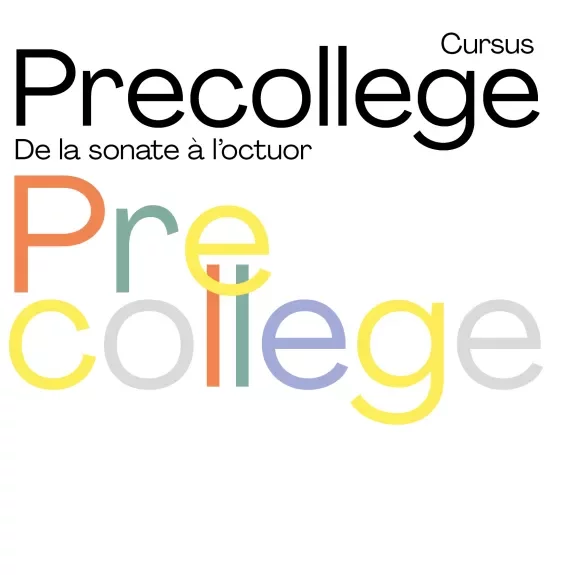 Affiche du concert du cursus precollege