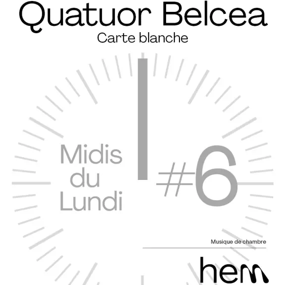 Affiche Quatuor Belcea