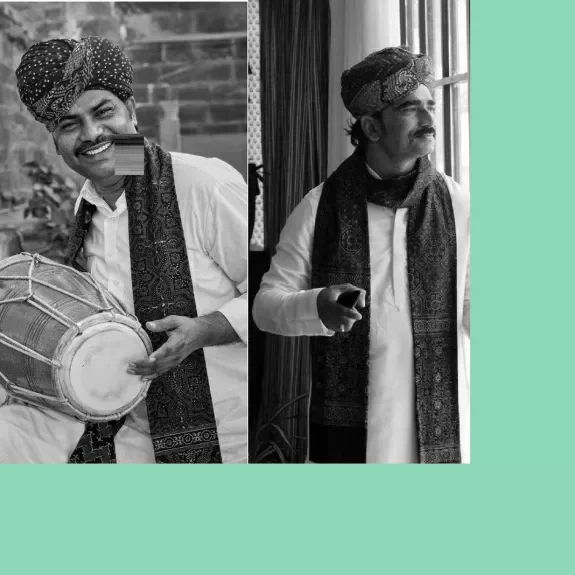 Vignette Sadiq & Zahir Khan Langa