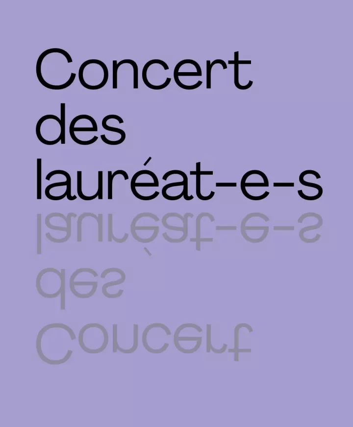 Concert des lauréat-e-s