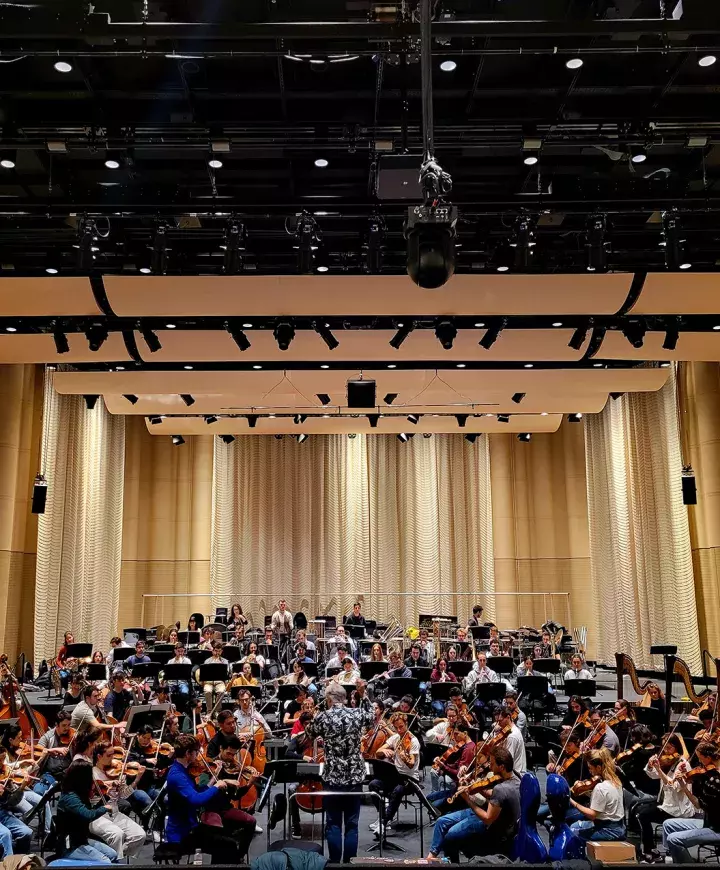 L'Académie d'orchestre en avril 2023