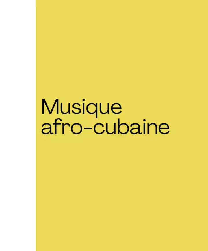 Musique afro-cubaine