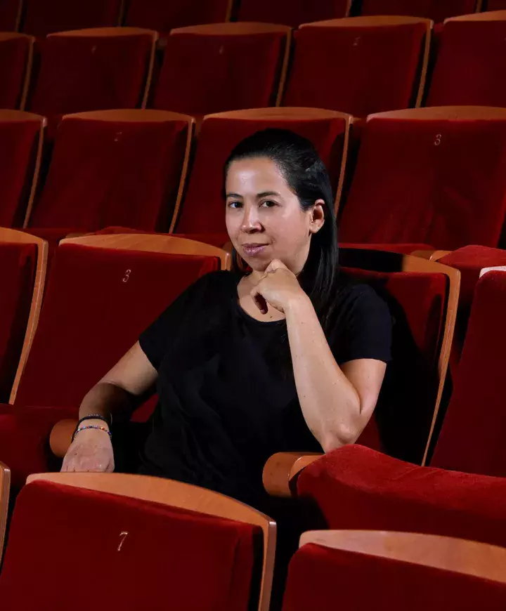 Photo portrait de la danseuse et chorégraphe Anne Guyen