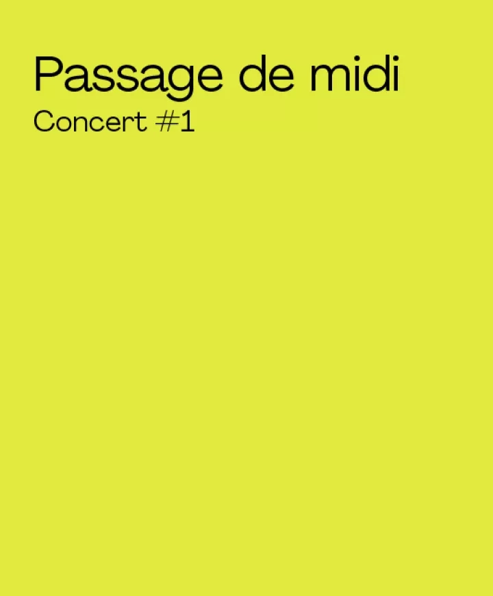 Passage de midi 1