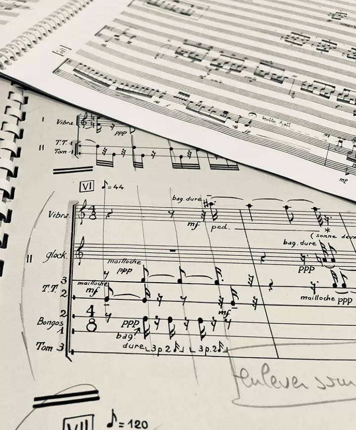 Partitions musicales en vrac