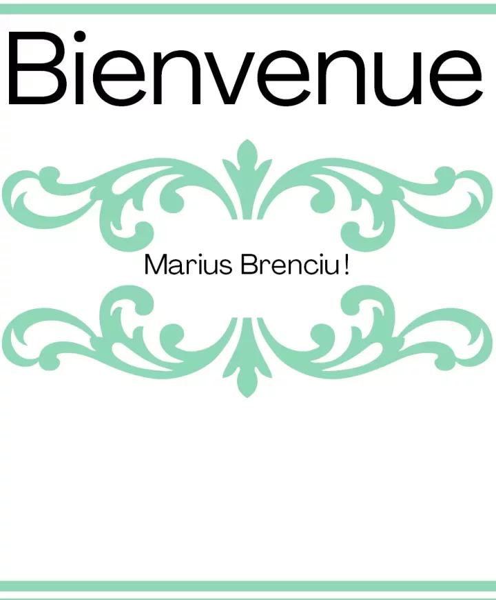 Affiche concert de bienvenue à Marius Brenciu