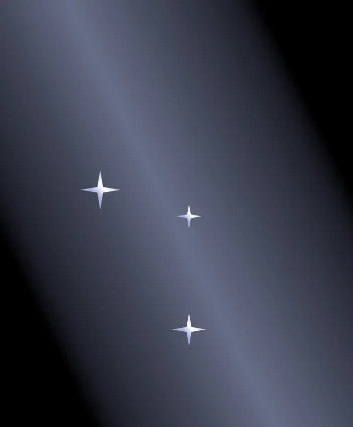 Etoiles entourées d'un halo céleste