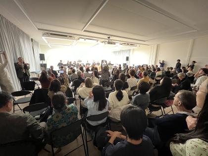 Public du concert de musique traditionnelle chinoise le 27.9.24 à la HEM