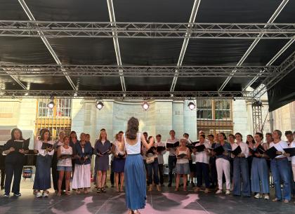 Chœur de la HES-SO Genève à la fête de la musique 2025