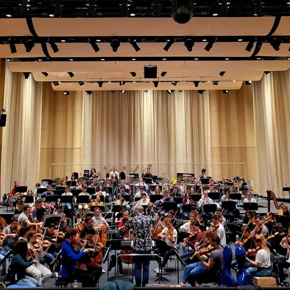 L'Académie d'orchestre en avril 2023