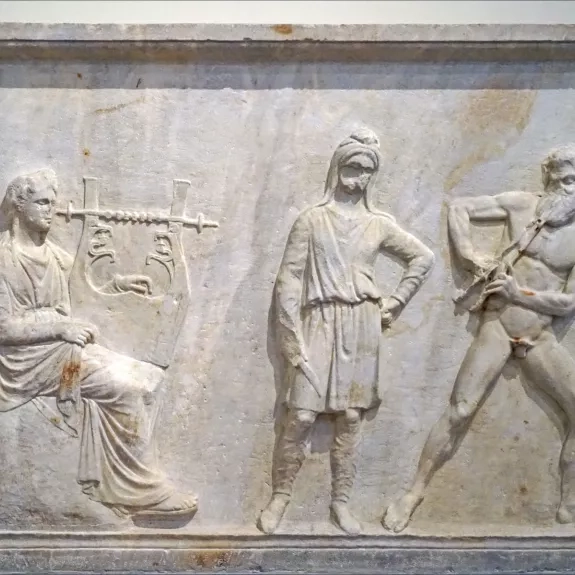 Le concours entre Apollon et Marsyas