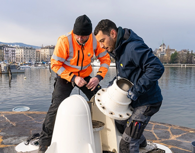  Installation prototype nouvelle buse du Jet d’eau mars 2024