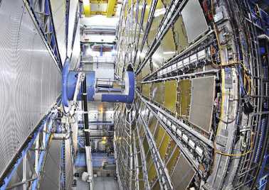 ATLAS mesure 44 mètres de long et 25 mètres de diamètre. Copyright: CERN