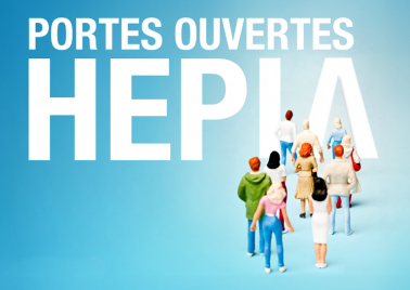 Visuel portes ouvertes HEPIA 2025