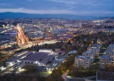Genève de nuit ©Loris Von Siebenthal