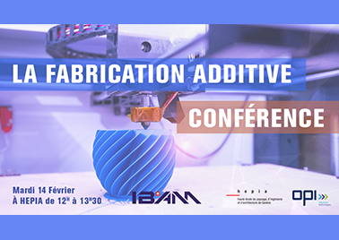 Visuel événemernt OPI sur la fabrication additive