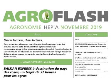 Couverture Agroflash novembre 2019