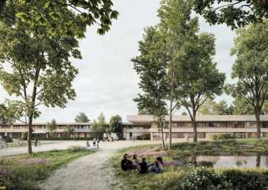 Infographie du projet Greffon - © Pierre-Alain Dupraz Architectes