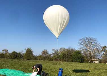 Ballon de la sonde Stratosense HEPIA