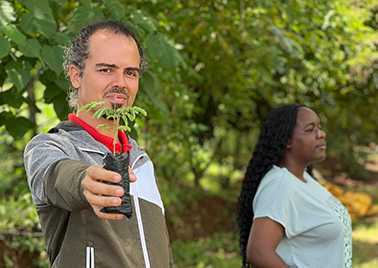 Photo de Julien Kauer, fondateur de l'organisation EMAUA